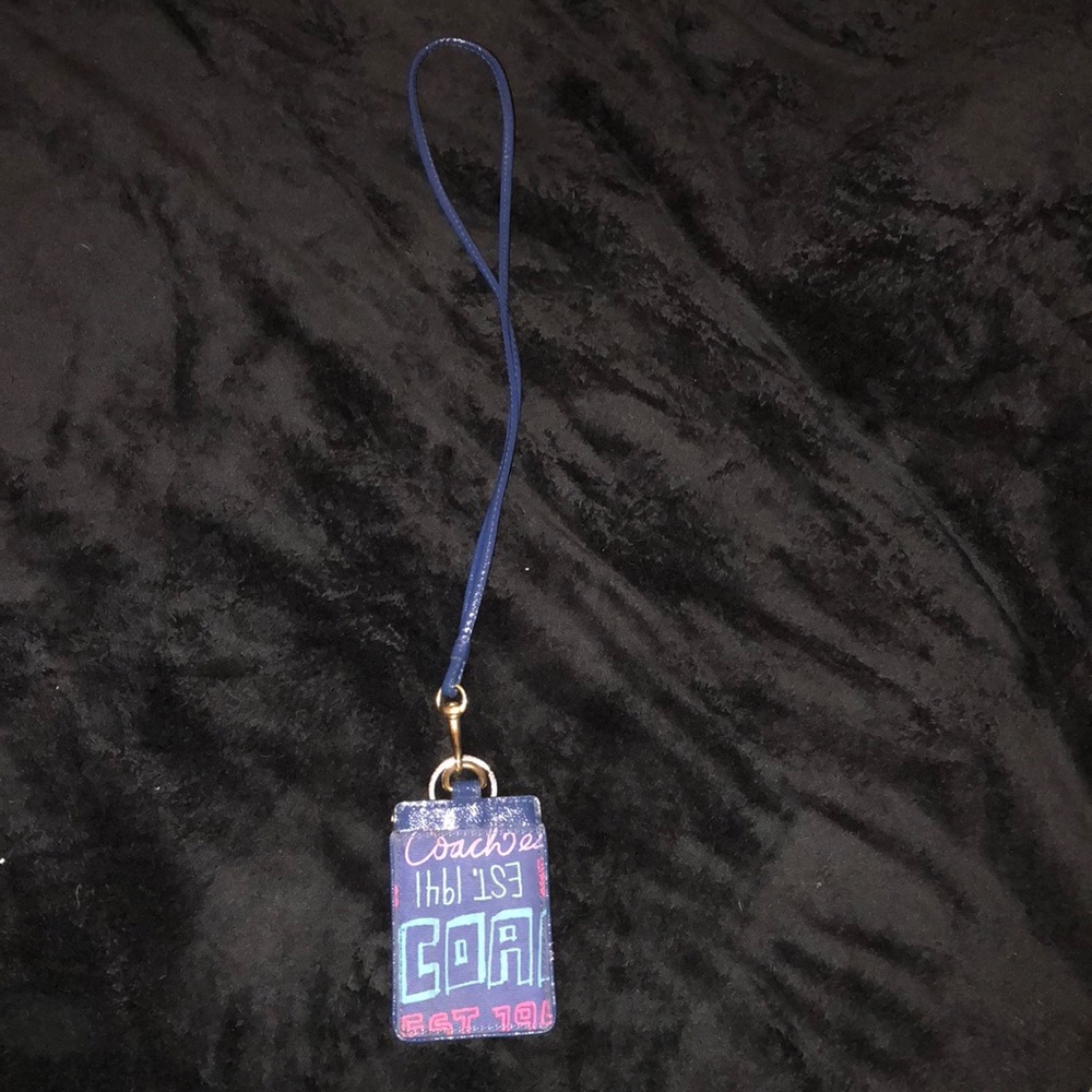 Coach lanyard
